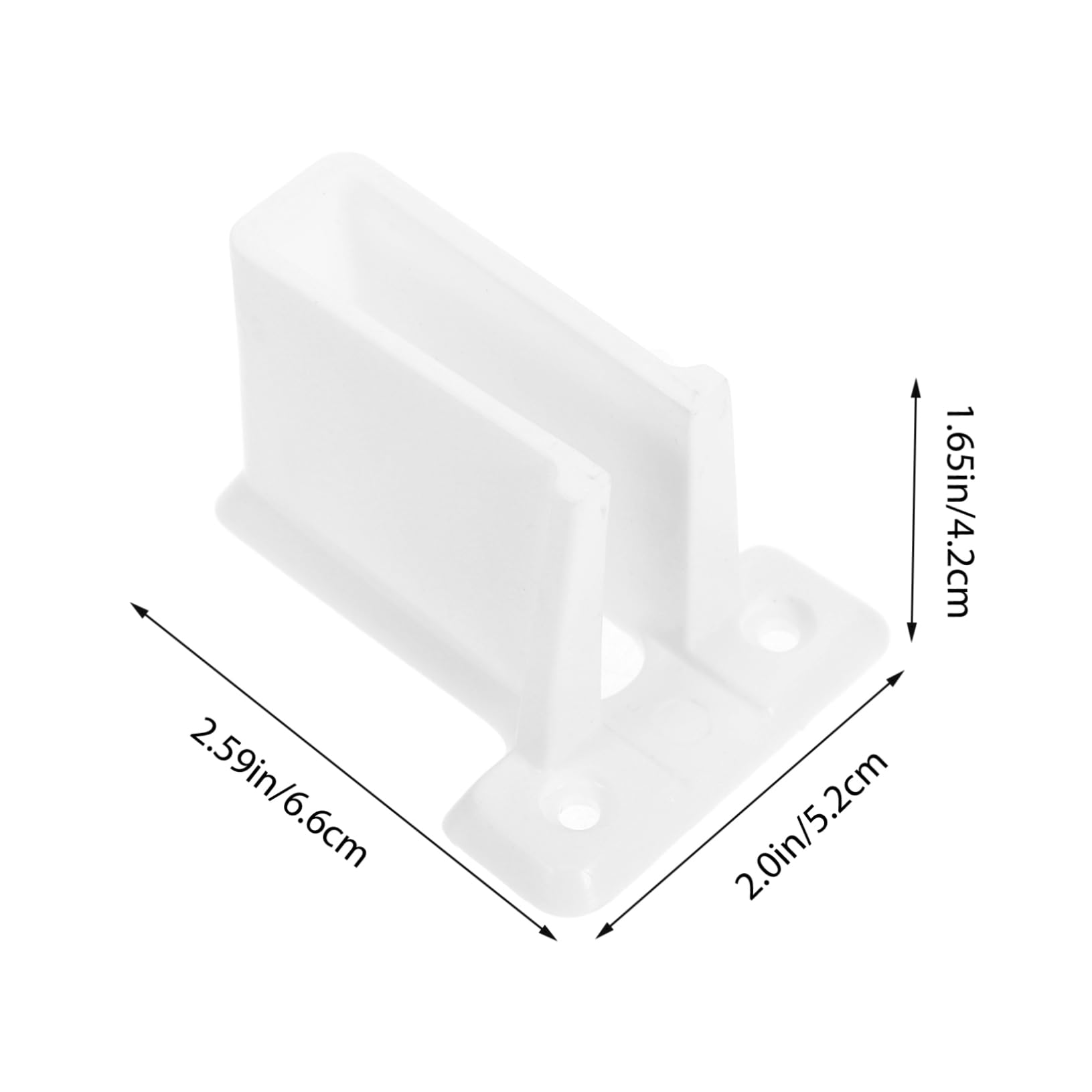 Gadpiparty 2Pcs Wire Closet Shelving Brackets Lightweight Portable Curtain Rod Holders for Wall Easy Installation Stable Support for Closet Cabinet Storage