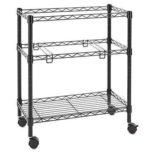 Alera ALE Two-Tier Rolling File Cart, 26w x14d x...