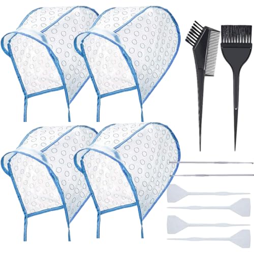 CATOR 12 Pcs de accesorios de coloración del cabello, gorro para mechas, gorro mechas,destacando gorra ajustable coloración destacando gorra accesorios de peluquería resaltar gorra de pelo