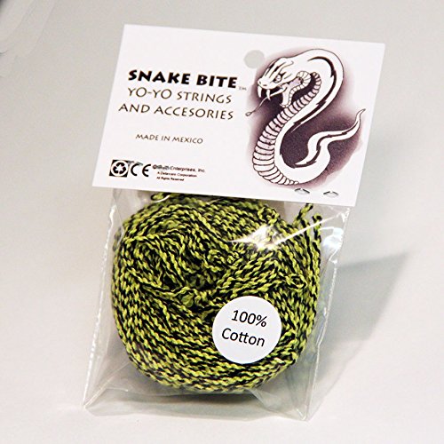 Snake Bite Yo-Yo Strings - 100% Cotton Strings - Snake Bite- Yellow Jack