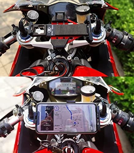 Support téléphone Ducati Panigale anti vibration pour compteur lisible - 7