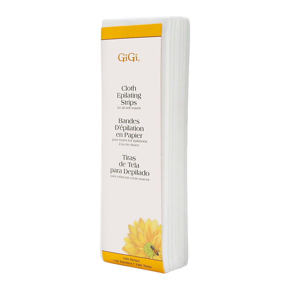 Cloth Epilating Strips 100 count, Large 3" x 9", 100 Strips