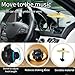 YOYODOGS Car Crash Cymbal Air Vent,Car Symbol Mini Drum for Music Lovers,Fun Music Gadget for Drivers,Compact Durable Accessory Drummers Gifts for All Types of Vehicles(Gold-2PCS)