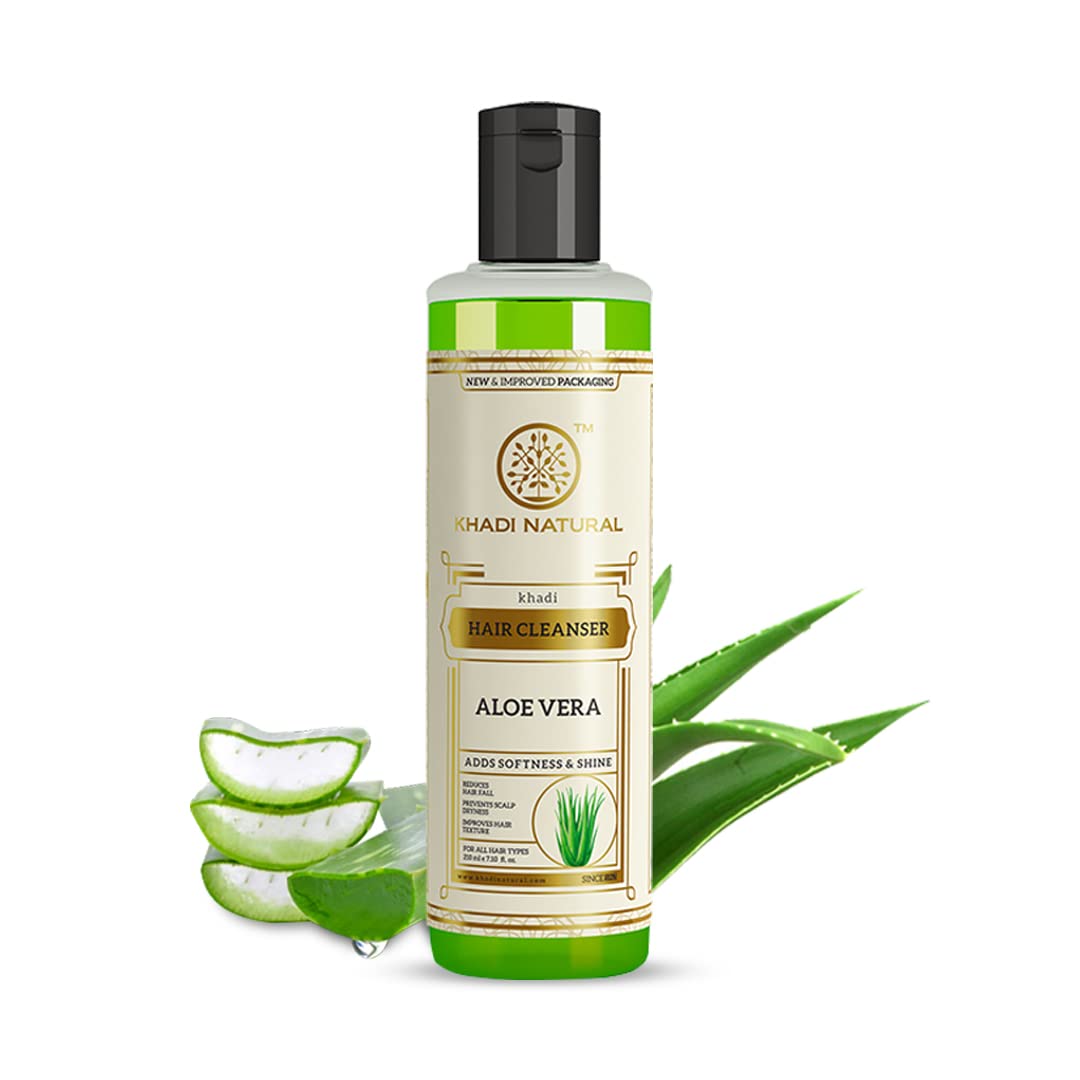 Khadi Natural Aloe Vera Hair Cleanser| Natural Hair Cleanser for Healthy Hair| Boosts hair growth| Reduces Hairfall |Suitable for All Hair Types | 210ml-picture-17