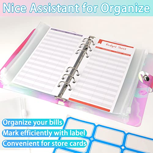 Raccoglitore Anelli A6, Money Binder Organizer