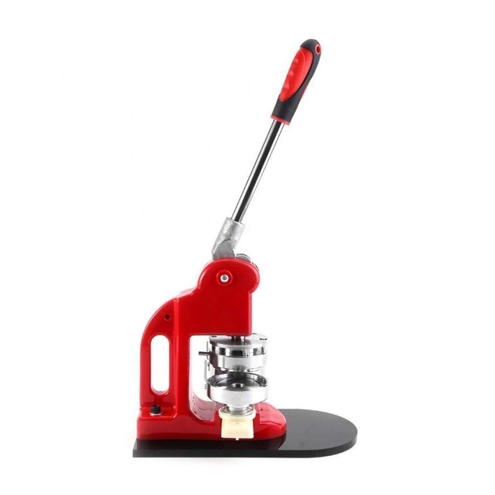 1pc 5.8cm Badge machine Punch Maker presse avec 1000 Bouton Cercle Pièces + Cutter Poudre à embosser