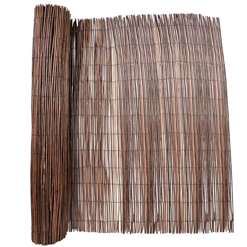 Gardgue Natural Willow Fence Roll, 6FT x 14FT Outdoor Privacy Screen