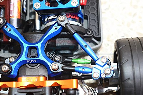 GPM Racing Aluminum Rear Tie Rods Set Red W/ Stabilizer For Traxxas 4 Tec 2 0 Gt049ra R 00078743