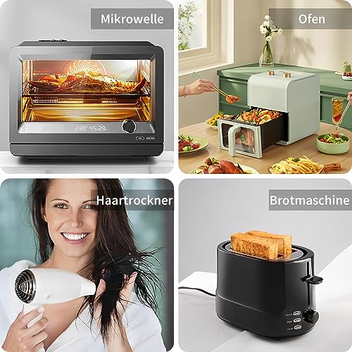 ACONDE 10 Stück Mikrowelle Glimmerplatte, 15 × 12 cm Glimmerscheibe Reparatur Teil, Universal Glimmerblatt, Grau