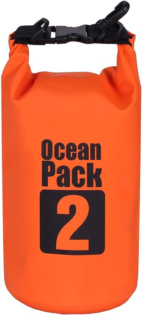 Crevizon Waterproof Dry Bag, 500D PVC Waterproof Bag with Waterproof Phone Pouch and Long Adjustable Shoulder Strap for Kayaking Canoeing Swimming -Multicolor (2 Liter) (B0CW1V9RL8) Amazon Price History, Amazon Price Tracker