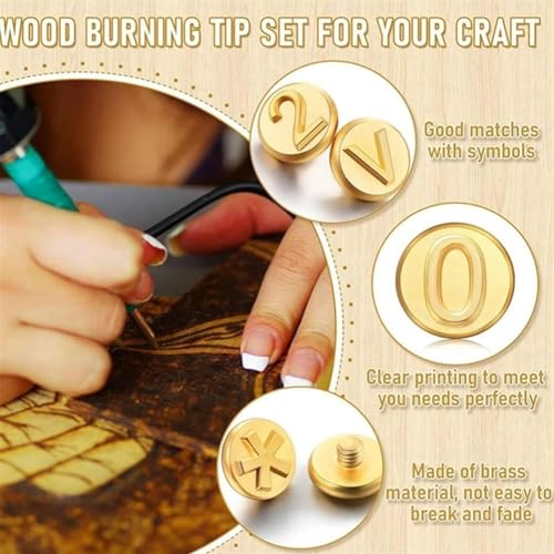 Kit de combustion du bois 58 pièces pour offrir des cadeaux DIY
