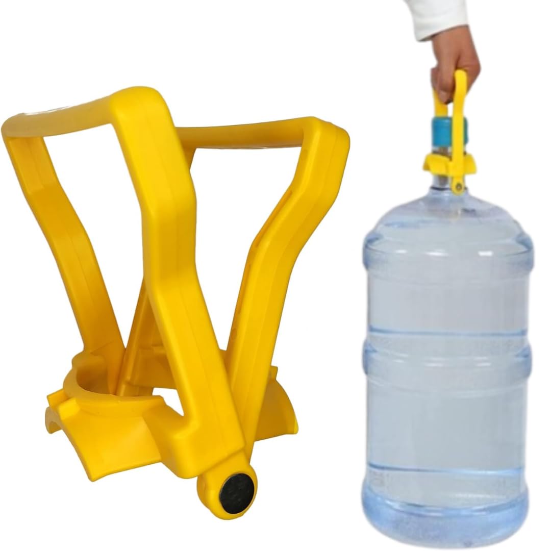 Water Can Lifter Handle – Durable Grip for 20L Bottles | Easy Lift & Carry Water Bottle Holder | Strong Water Can Handle for Effortless Lifting (Pack of 1, Yellow)-image-35