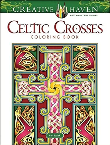 Creative Haven Celtic Crosses Coloring Book: Relaxing Illustrations for Adult Colorists (Creative Haven Coloring Books) book cover