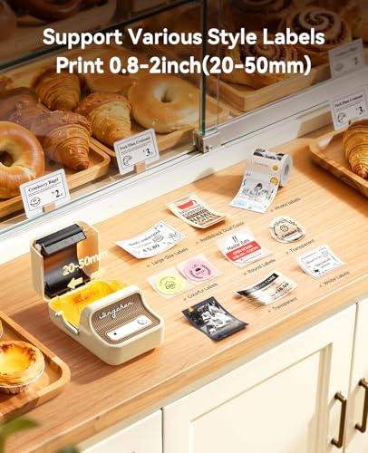 NIIMBOT B21 Pro Label Maker, 300DPI HD Label Printer, Comes with A Roll of Photo Labels 2.1x3.2 Inches(54x80mm), Ideal for Photos, Study Graphics, Memo Maker — view 4