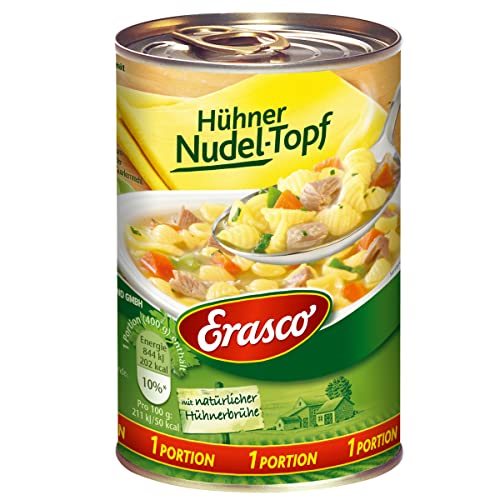 Erasco Hühner Nudeltopf zartes Hühnerfleisch mit Nudeln 400g 3er Pack – Bild 3