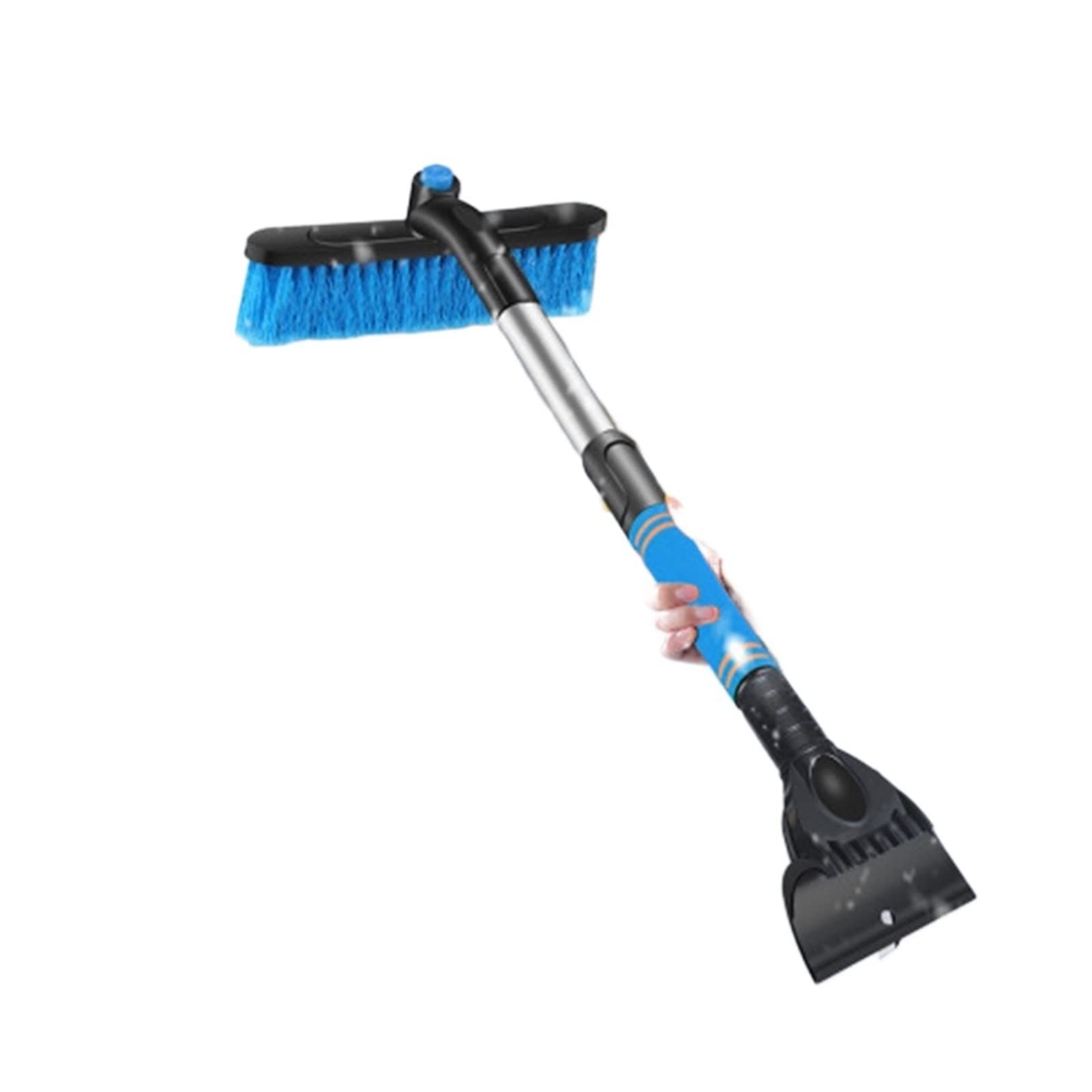 Brosse à Neige pour Pare-Brise Déneigement Pelle à Glace Grattoir à Glace Brosse de Nettoyage de Voiture Brosse de Pelle à Neige pour Pare-Brise Automatique Extensible Grattoir à Glace d'hiver Eli T