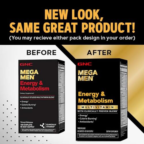Gnc Mega Men Energy & Metabolism Multivitamin | Antioxidants And Increased Calorie Burning thumb #3