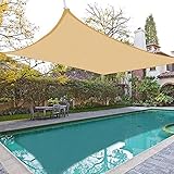 Materiales---Esta es una cortina de sol para exterior de tejido Oxford de poliéster impermeable, puede ser fácilmente hacia abajo con detergente suave y agua.