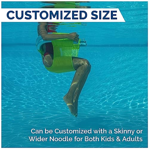 SwimWays Mesh Floating Pool Chair Noodle Slings (4 Pack), Swimming Pool Accessories & Water Toys, Pool Noodle Not Included - image 5