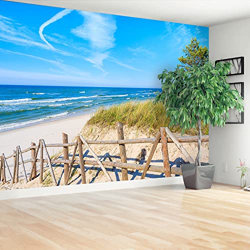 Papier peint plage de sable 208x146cm Tulup décoration murale - 3
