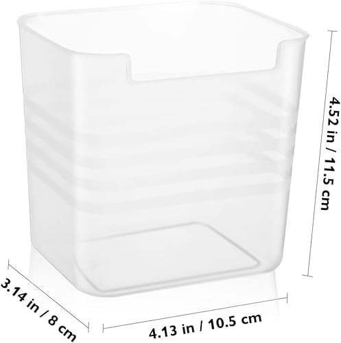 Miniatura 8 de Cabilock Contenedores organizadores de refrigerador de plástico transparente para colgar accesorios de cocina