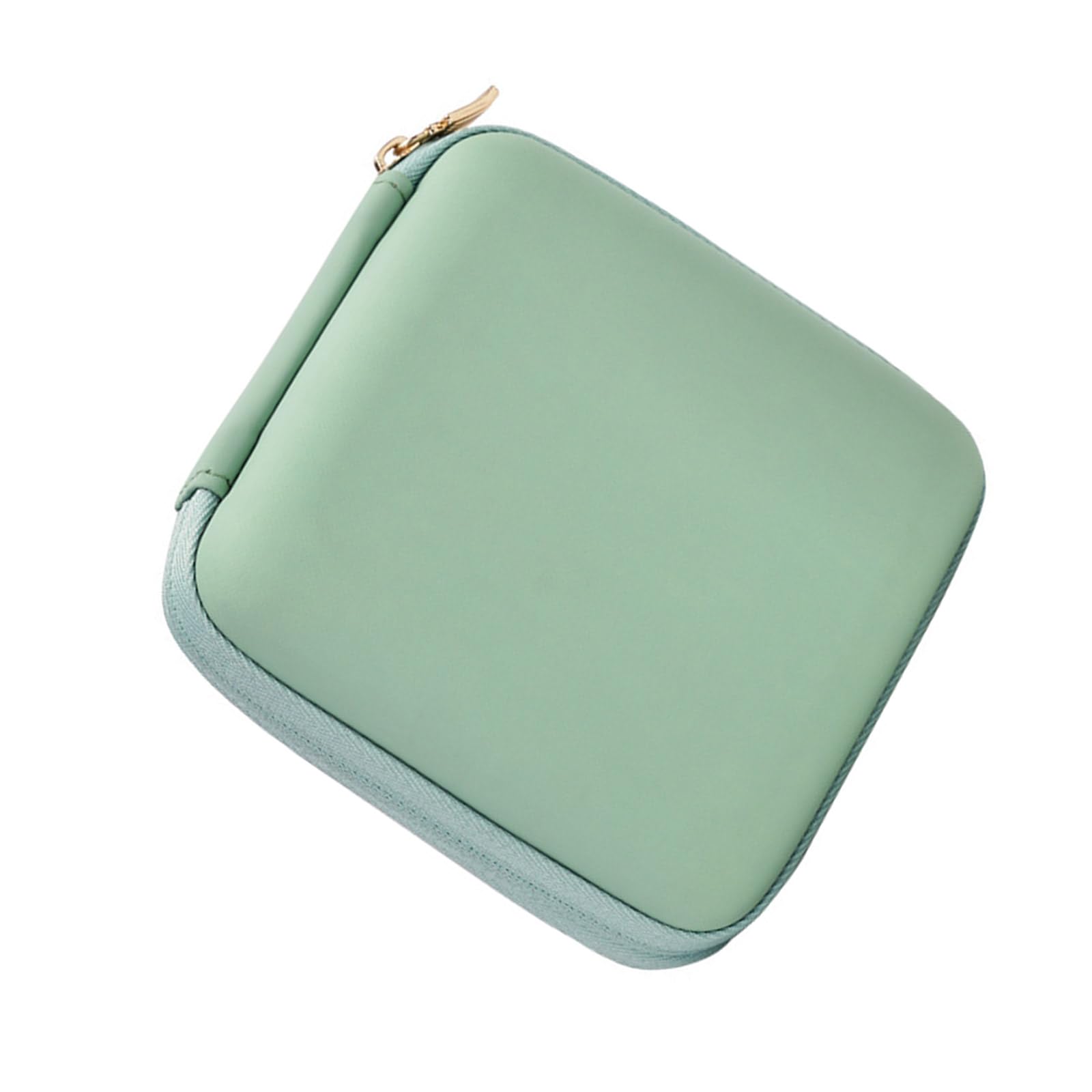 Stylish jewelry storage box with protective lining, multiple sections for earrings, necklaces, rings, compact PU organizer and PU jewelry storage box