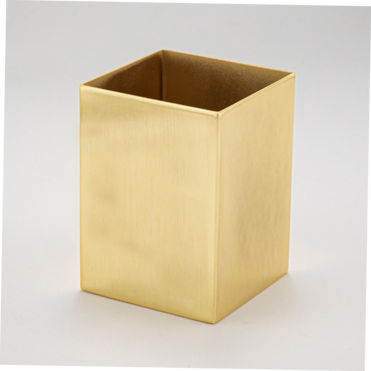 Portapenne in Acciaio Inox Contenitore da Scrivania Organizer per Cancelleria Portaoggetti Multifunzionale Design Compatto