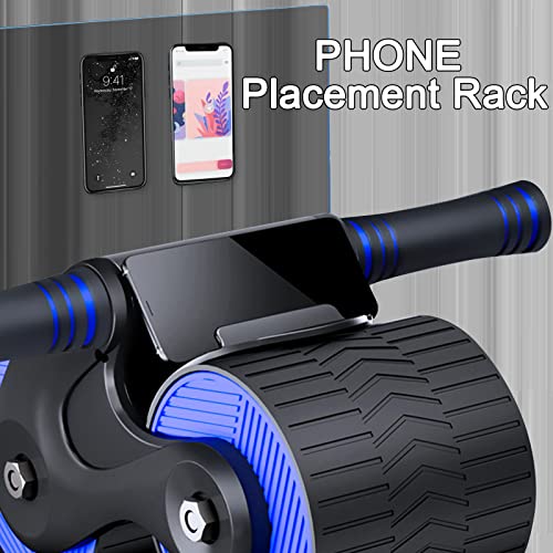 Roue abdominale automatic rebound gainage et renforcement avec tapis de genoux - 5