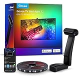 Govee TV LED Backlight T2 with Dual Cameras, 5m RGBIC Envisual LED Strip Lights with Double Beads for Ultra-Thin 75-85 inch TVs, Wi-Fi, Music Sync, DreamView, Voice&App Control, Alexa(0.9m*2+1.6m*2)
