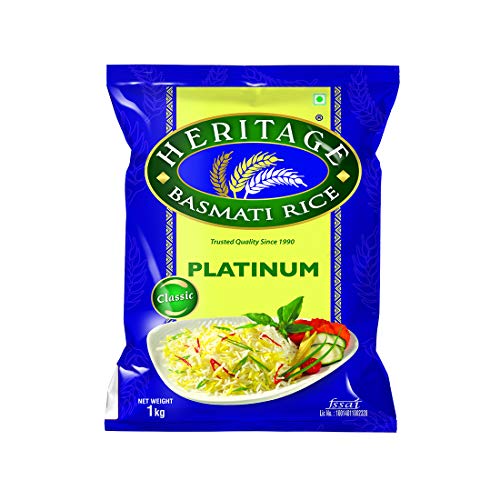 Image of Dawat Heritage Platinum Basmati Rice,1Kg
