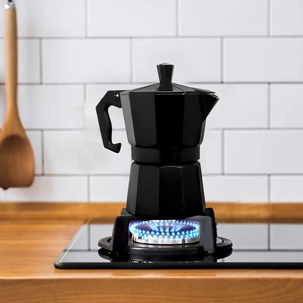 Hetvin Espresso Moka Pot | Stovetop Coffee Maker | Perfect for Home, Office & Kitchen - Perfect for Espresso, Mocha & Many More (450 Ml) 3