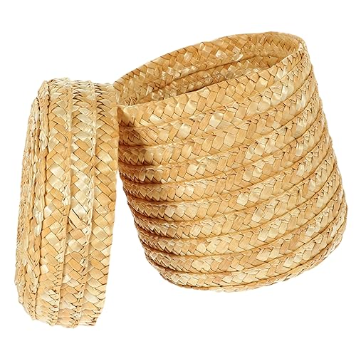 ABOOFAN Woven Storage Basket with Lid Rustic Home Organizer for Snacks and Daily Supplies and Versatile for Kitchen Office Hotel Use