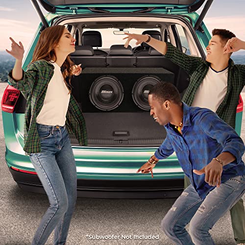 Bbox Dual Sealed 12 Inch Subwoofer Enclosure - Pro Audio Tuned Dual Sealed Car Subwoofer Boxes & Enclosures - Premium Subwoofer Box Improves Audio Quality, Sound & Bass - Spring Terminals #TOP1