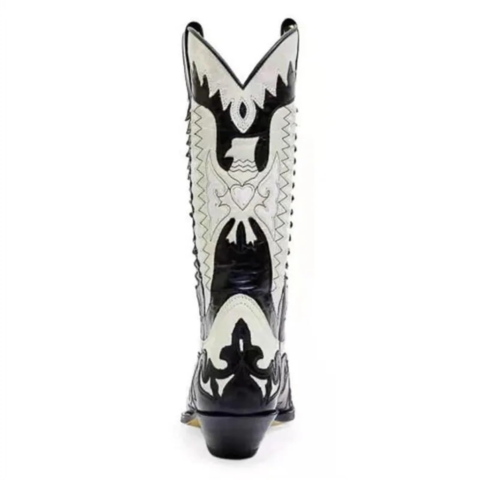 Herren-Stiefel mit mittlerem Absatz, Motorrad-Stil, lässig, Übergrößen: 38-44, 45, 46, 47 und 48.