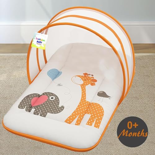 Image of Toddylon Baby Bedding New Born Baby Bed | Mosquito Net | Mattress | Insect Protection Net | Infants | Mosquito Safety Net | Baby Beds | Baby Boys Girls (0-6 Months)