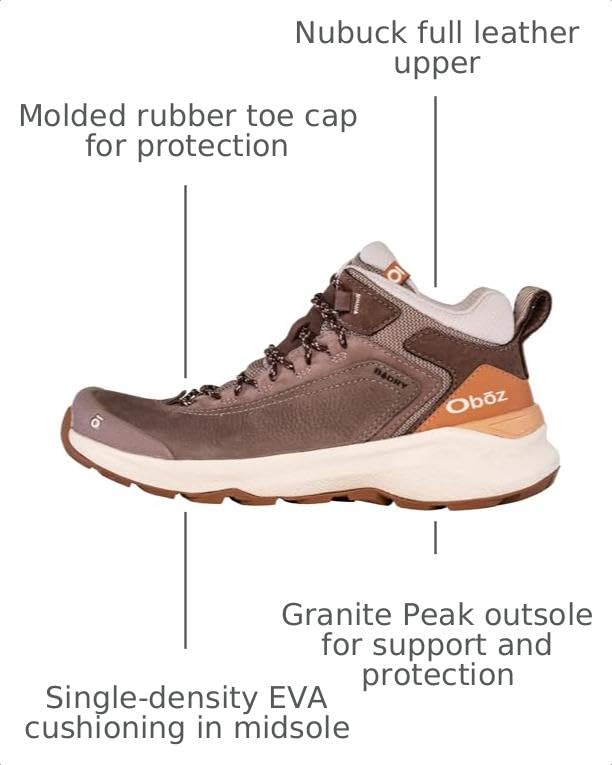Image of Oboz Women's Cottonwood Mid B-DRY Hiking Boot