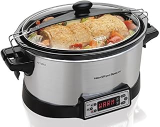 Hamilton Beach 33642 Programmable Right Size Slow Cooker, Multi-Quart