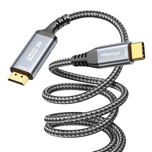 HKyoriyoi USB C - HDMIP[u 3tB[g [4K@60HzAThunderbolt 3/4/5] Type C - HDMI 2.0 ґgR[h [h~AbLvO] iPhone 16/15V[YAMacBookAiPa