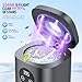 TEBAL Ultrasonic Retainer Cleaner Machine, 52kHz Ultrasonic Denture Cleaner for Mouth Guards, Braces, Toothbrush Heads, Jewelry, Dental Ultrasonic Cleaner with 250ML Capacity & Cleaning Brush, Black