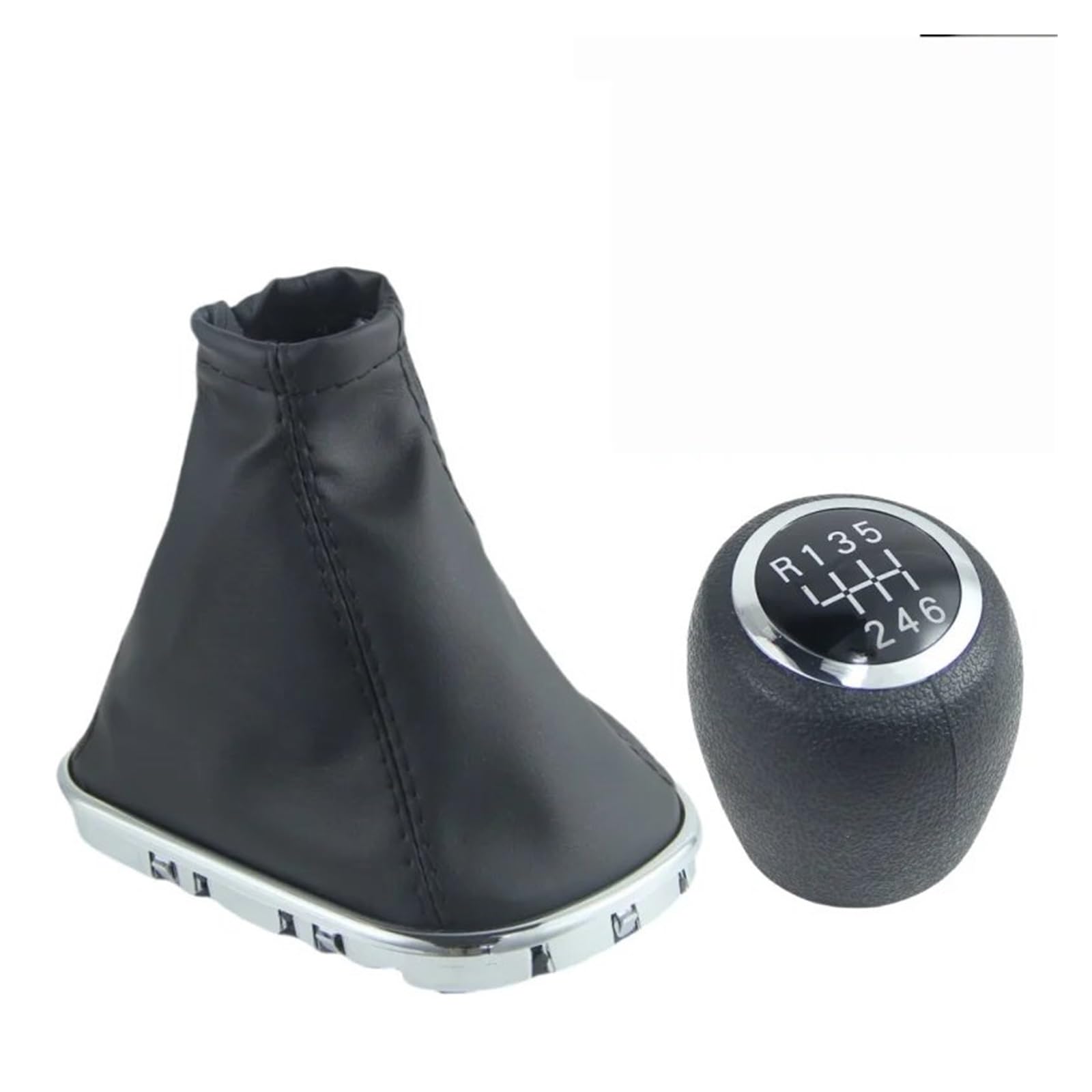 Glblpexelr 6 Speed Combo For Chevrolet For Chevy Cruze 2009-2014 Gear Shifter Knob Black Style