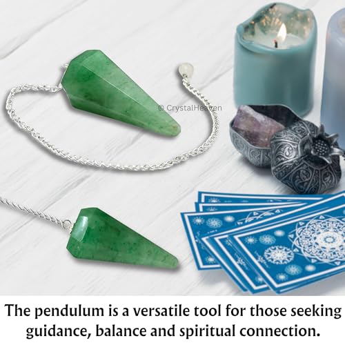 Image of Certified Green Aventurine Pendulum Dowsing Tool