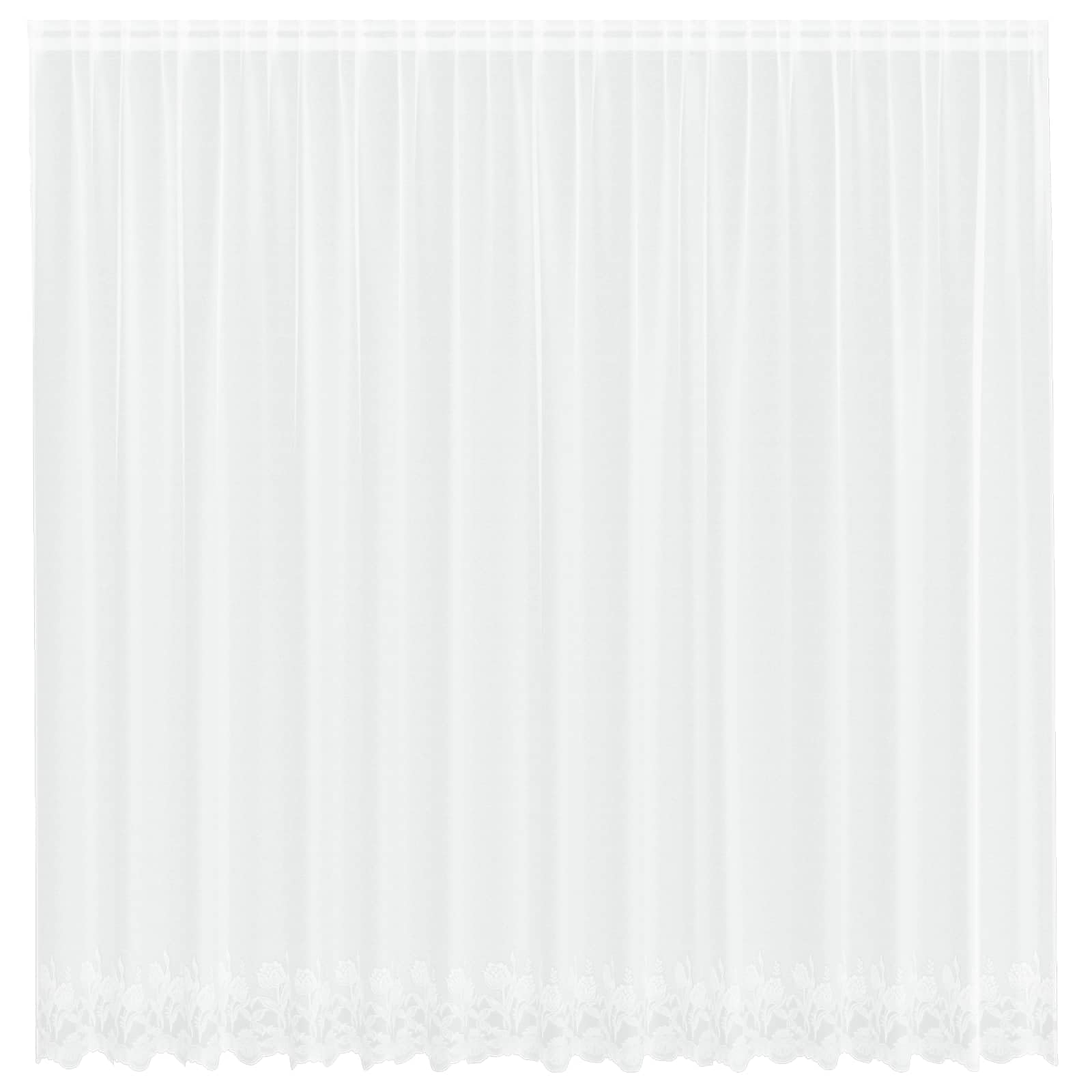 Rideau en dentelle blanche pour chambre à coucher au style romantique