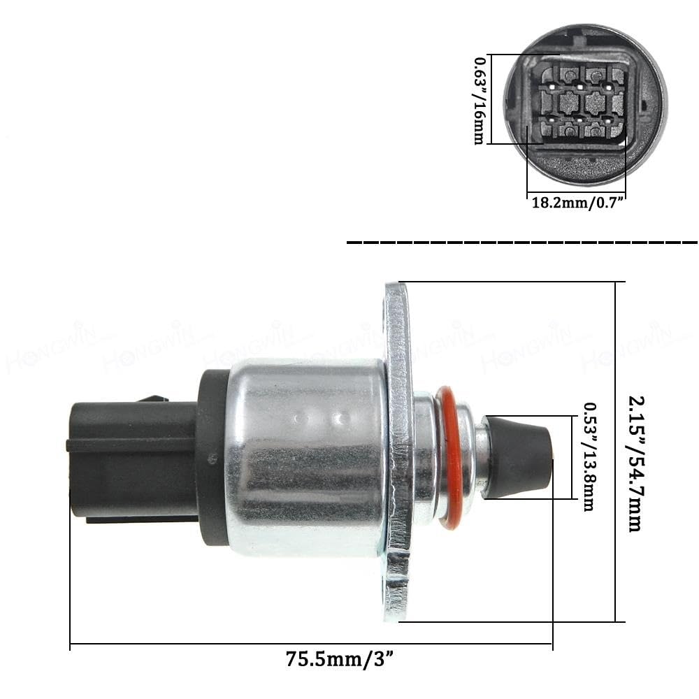 Zawór sterujący silnik krokowy 22650 AA192 IAC zawór sterujący powietrzem biegu jałowego/pasuje do Subaru Impreza Baja Legacy Outback Forester H4 2.5L EJ201 22650-AA192 1903-309666 Czujnik zaworu