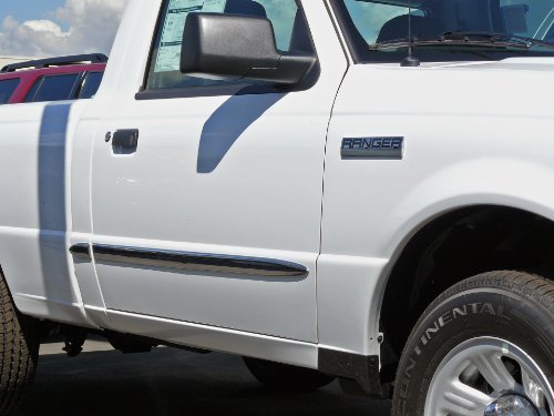 Tfp 10222Ubi Bodyside Molding- 2-Pcs.- Chrome - Compatible With Fronts 43.5" 2Pcs Body Side Molding Replacement - Bullet Style End #TOP3