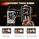 VILTROX DC-V1 Touchscreen DSLR Kamera Monitor 400 Nit 5,5 Zoll 1920 x 1080 HD-Video Peaking Focus Assist Kamera Field Monitor mit Sonnenschutzhaube und Akku 3D Lut 4K HDMI-EIN-/Ausgang