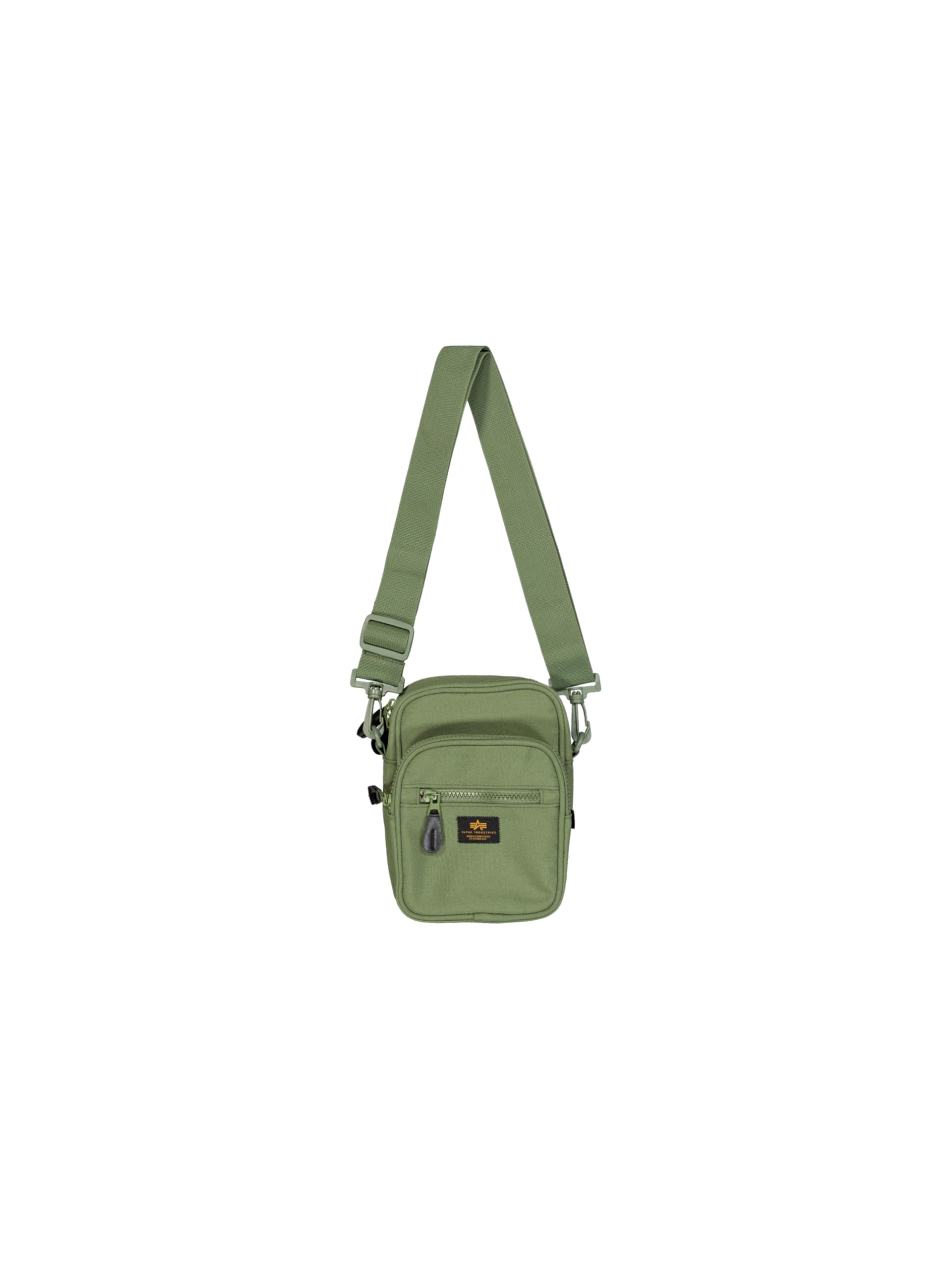 Alpha Industries Unisex Label Messenger Small 1L Bag, Sage-Green