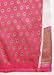 Women's Printed Mysore Silk Saree with Attach Unstitch Blouse Piece (Pink)