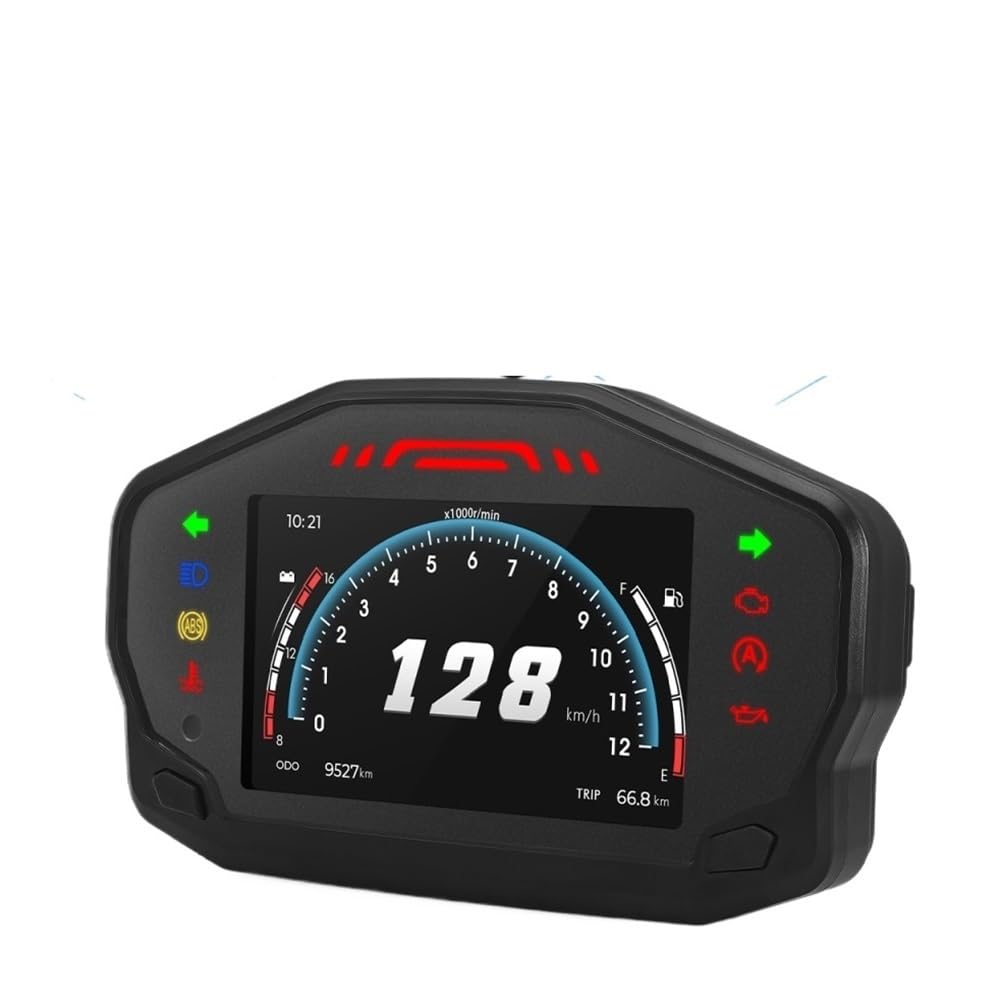 Moto Contachilometri Contachilometri Universale Per Moto Contachilometri Digitale Pannello Strumenti Motore Con Cruscotto Livello Olio Chilometraggio Per 2/4 Cilindri