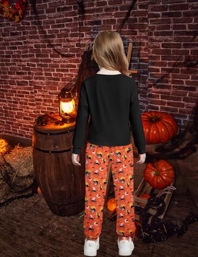 Image of Arshiner Girls 2 Piece Outfits Fashion Twist Front Tracksuit Long Sleeve Pullover Sweatshirt Sweatpants Jogger set Sweatsuit