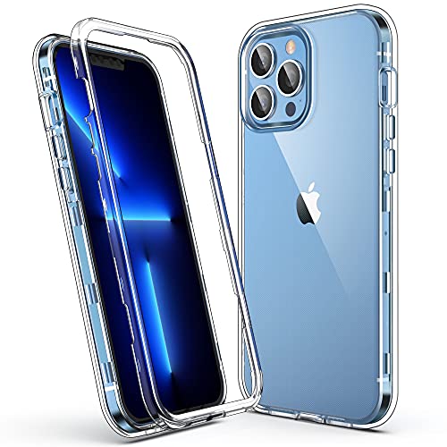 Ulak compatible with iphone 13 pro case (2021), hybrid 3 in 1 hea…